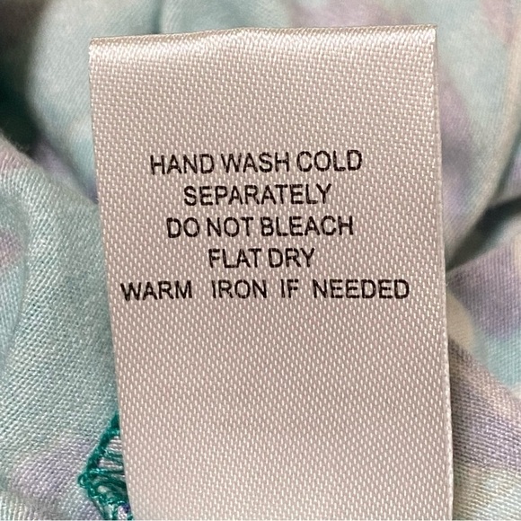 Daniel Rainn Green Floral Lace Crochet Boho Blouse NWT 2X - Picture 8 of 9